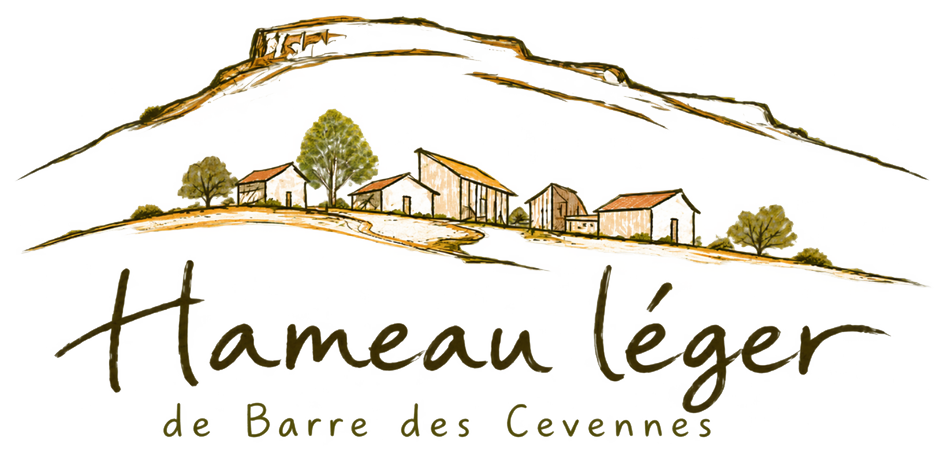 Logo Hameau léger de Barre-des-Cévennes : maisons et montagne cévenole